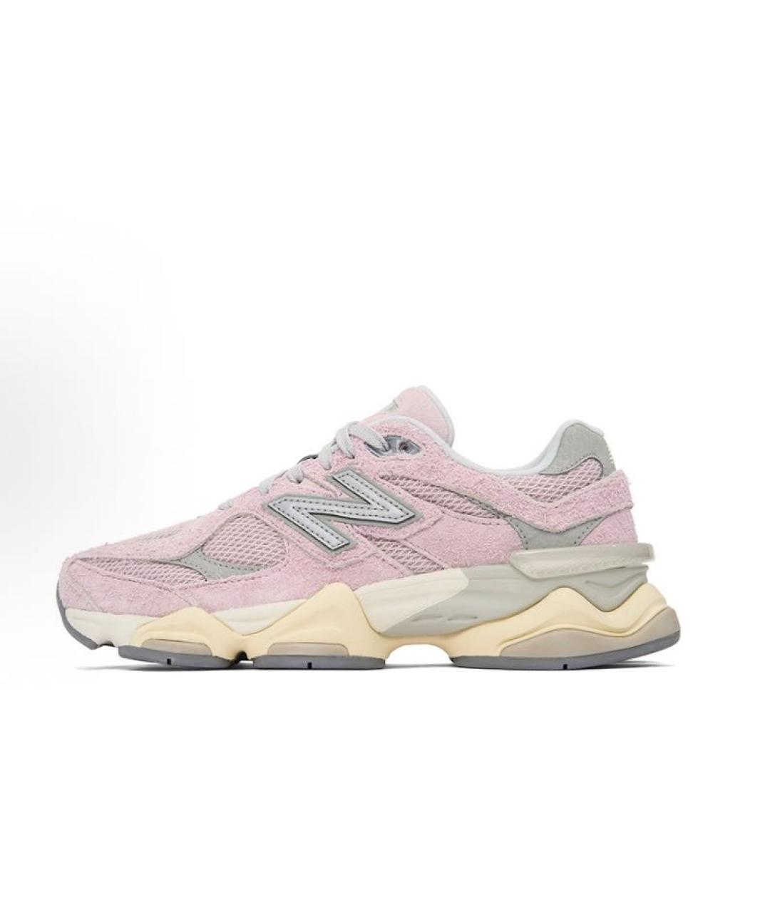 NEW BALANCE Розовые замшевые кроссовки, фото 2