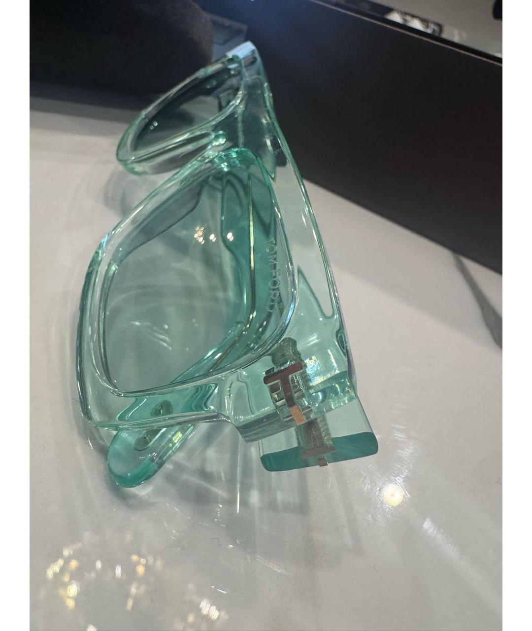 TOM FORD Салатовые пластиковые солнцезащитные очки, фото 3