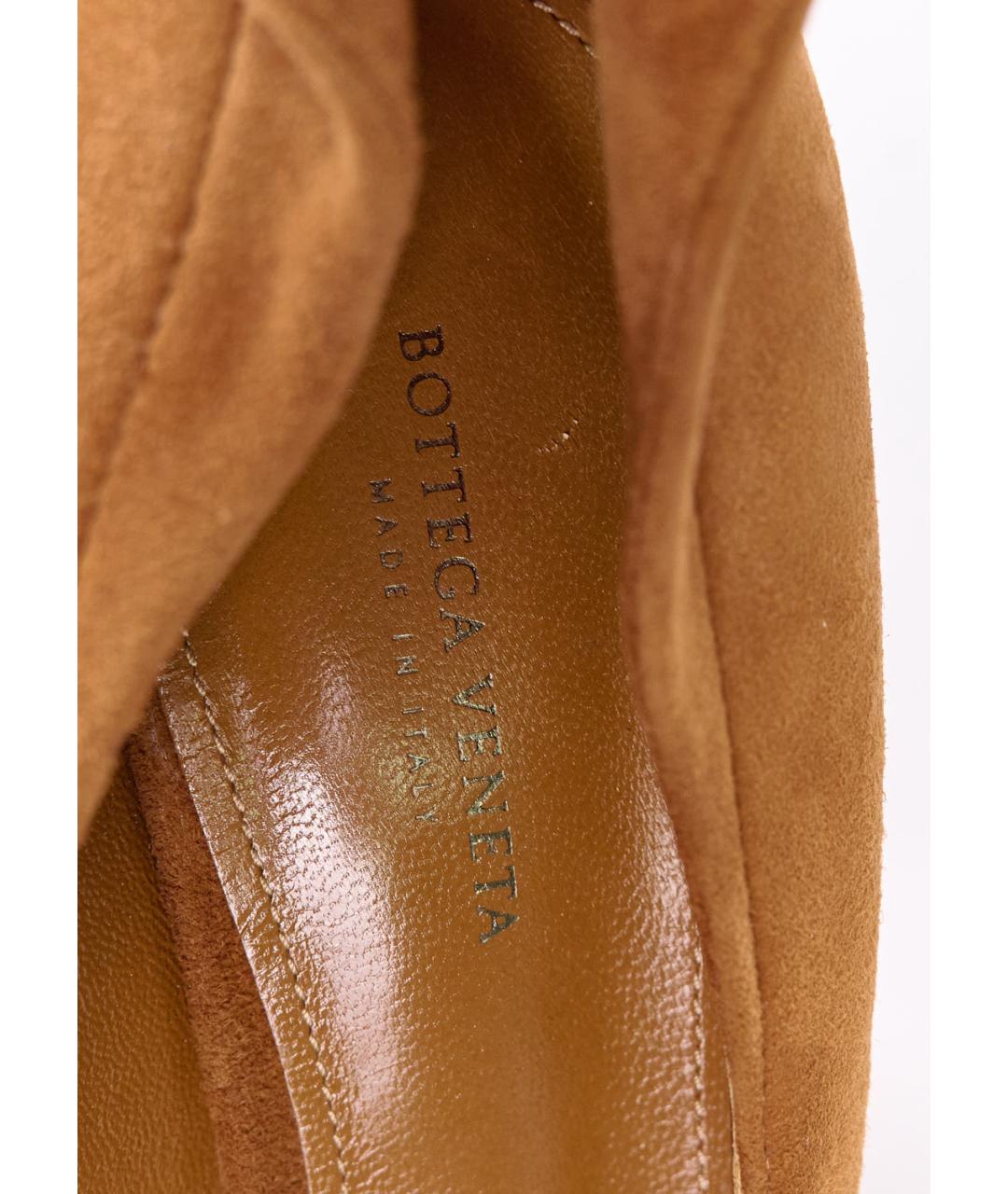 BOTTEGA VENETA Коричневые замшевые туфли, фото 5