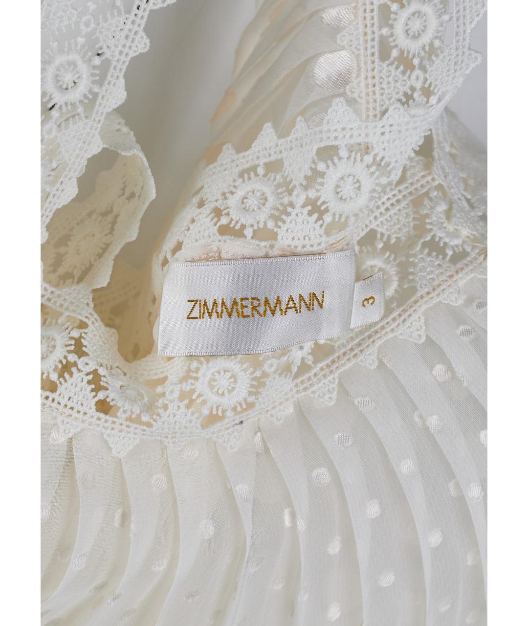 ZIMMERMANN Белая полиэстеровая майка, фото 3