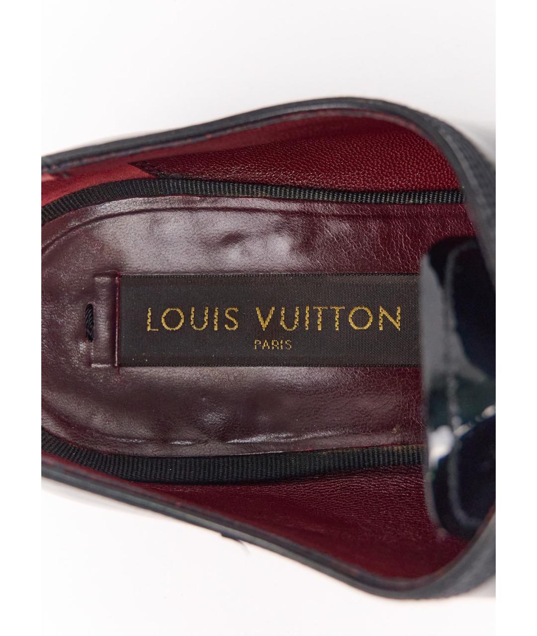 LOUIS VUITTON Черные туфли из лакированной кожи, фото 5
