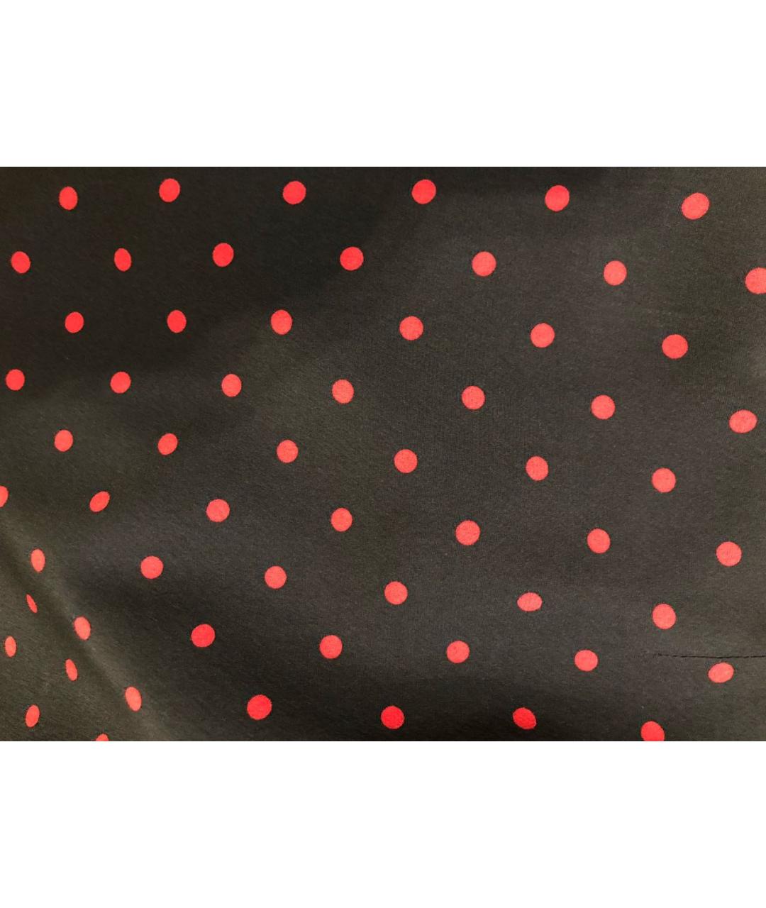 DOLCE&GABBANA Черная шелковая юбка миди, фото 5