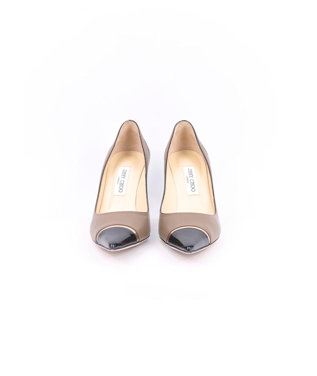JIMMY CHOO Коричневые кожаные туфли, фото 3