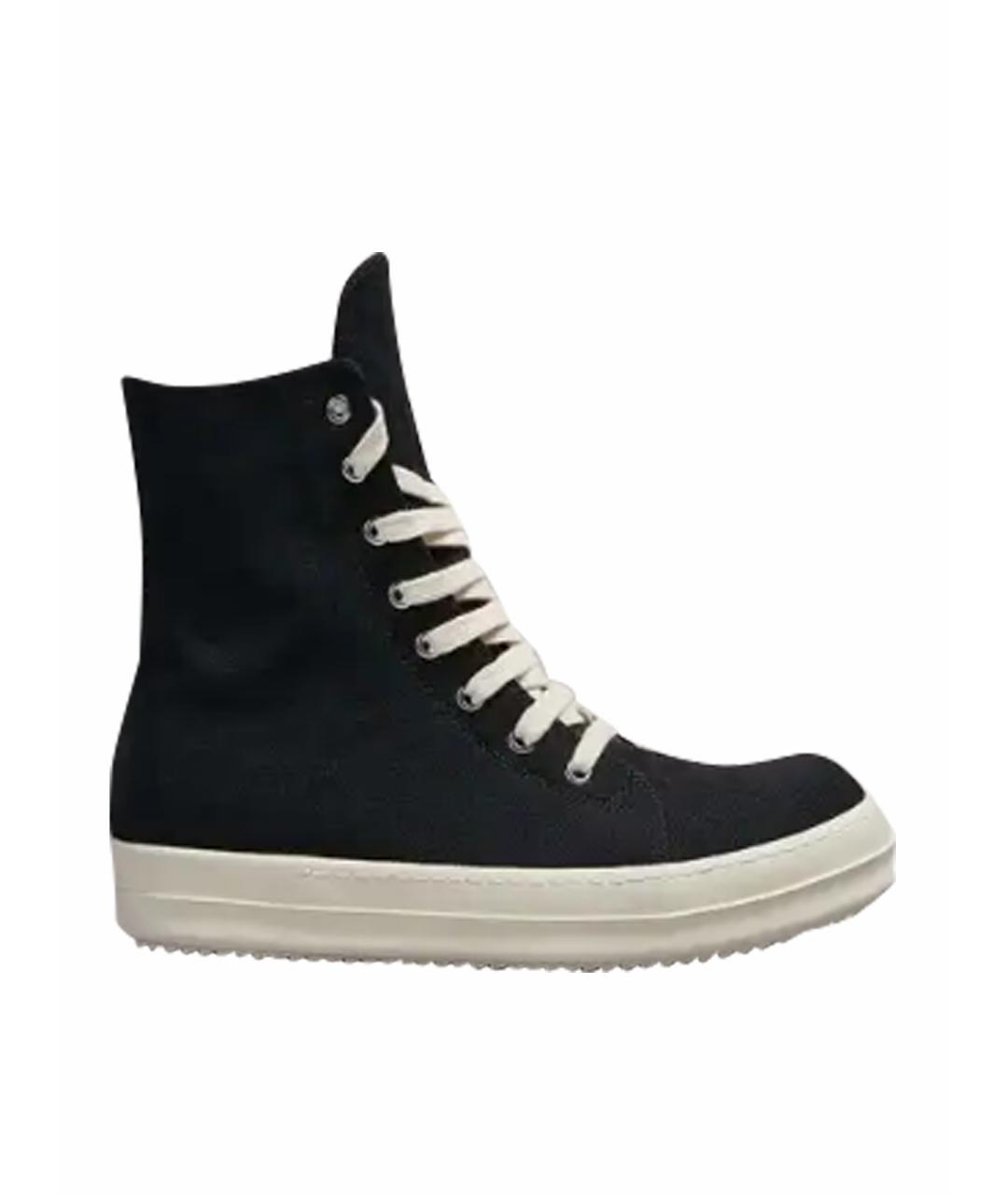 RICK OWENS DRKSHDW Черные высокие кроссовки / кеды, фото 1
