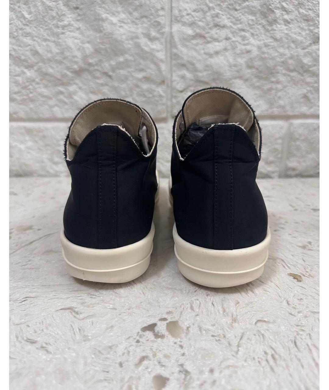 RICK OWENS DRKSHDW Черные низкие кроссовки / кеды, фото 3