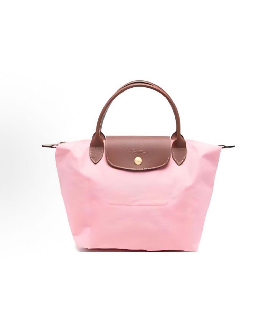 LONGCHAMP Розовая сумка тоут, фото 4