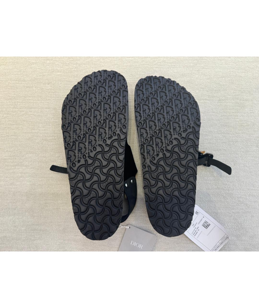 BIRKENSTOCK Черные замшевые сандалии, фото 6
