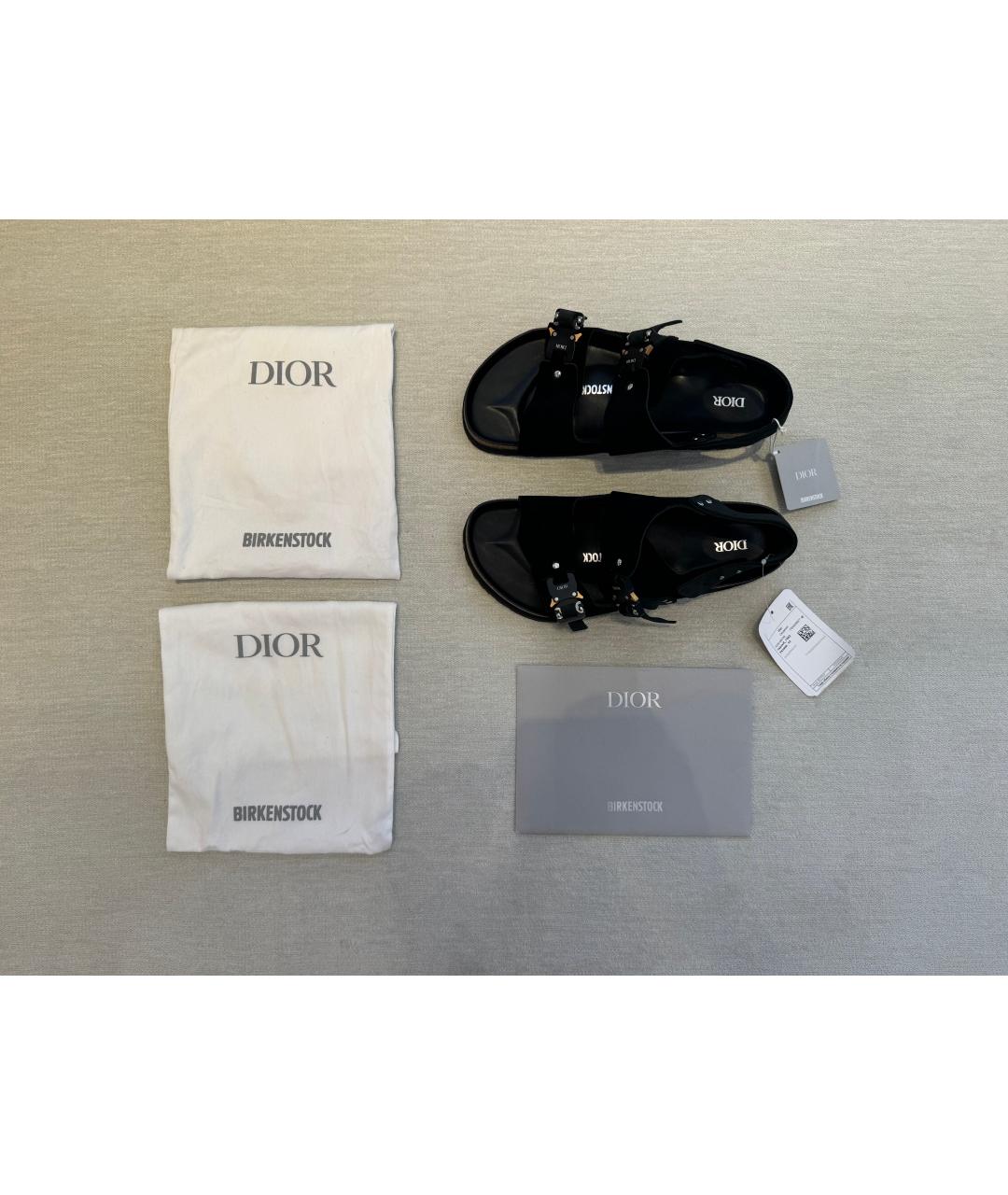 BIRKENSTOCK Черные замшевые сандалии, фото 9
