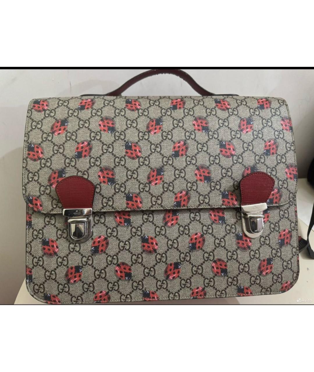GUCCI Красный рюкзак, фото 5