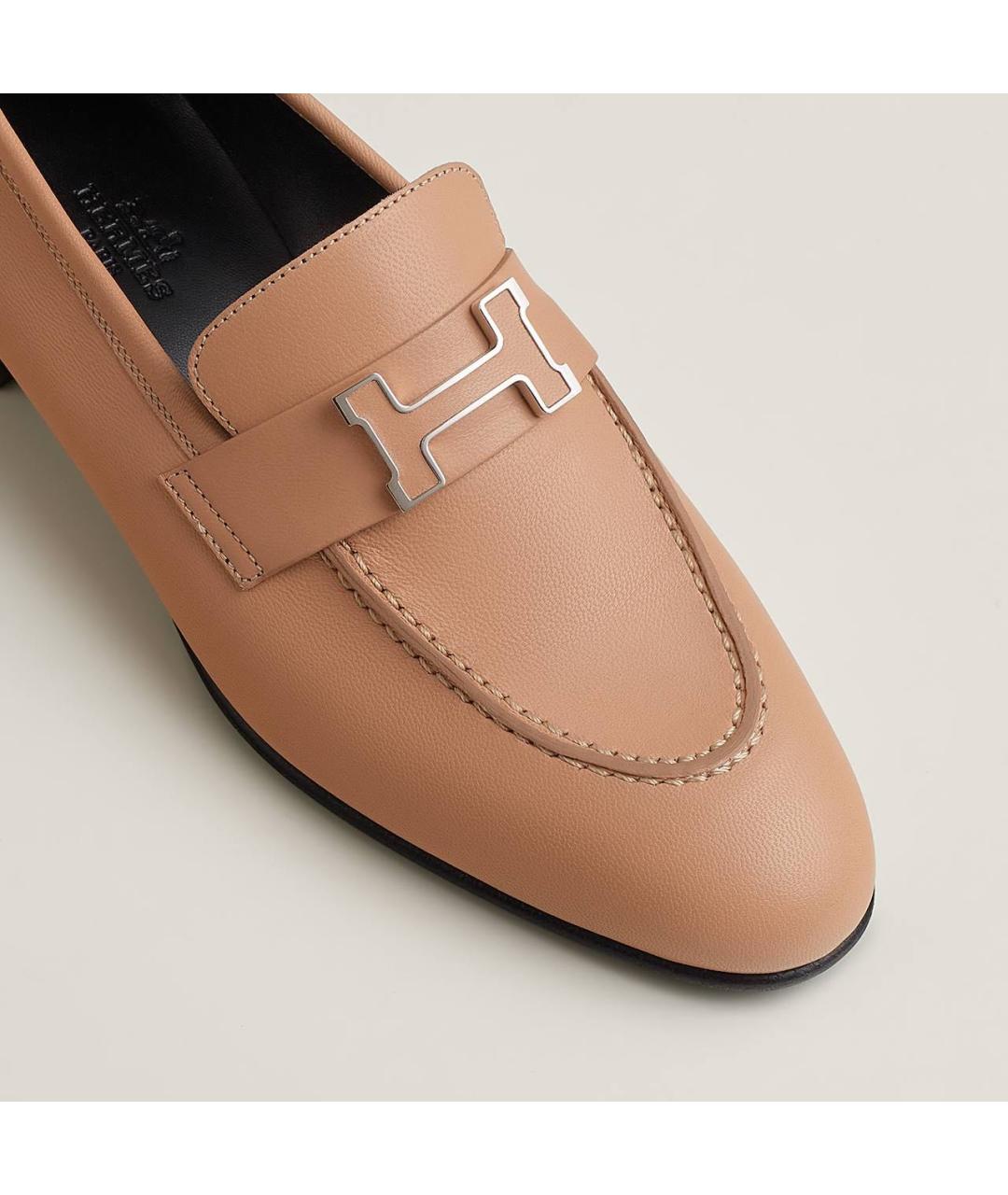 HERMES Кожаные лоферы, фото 5