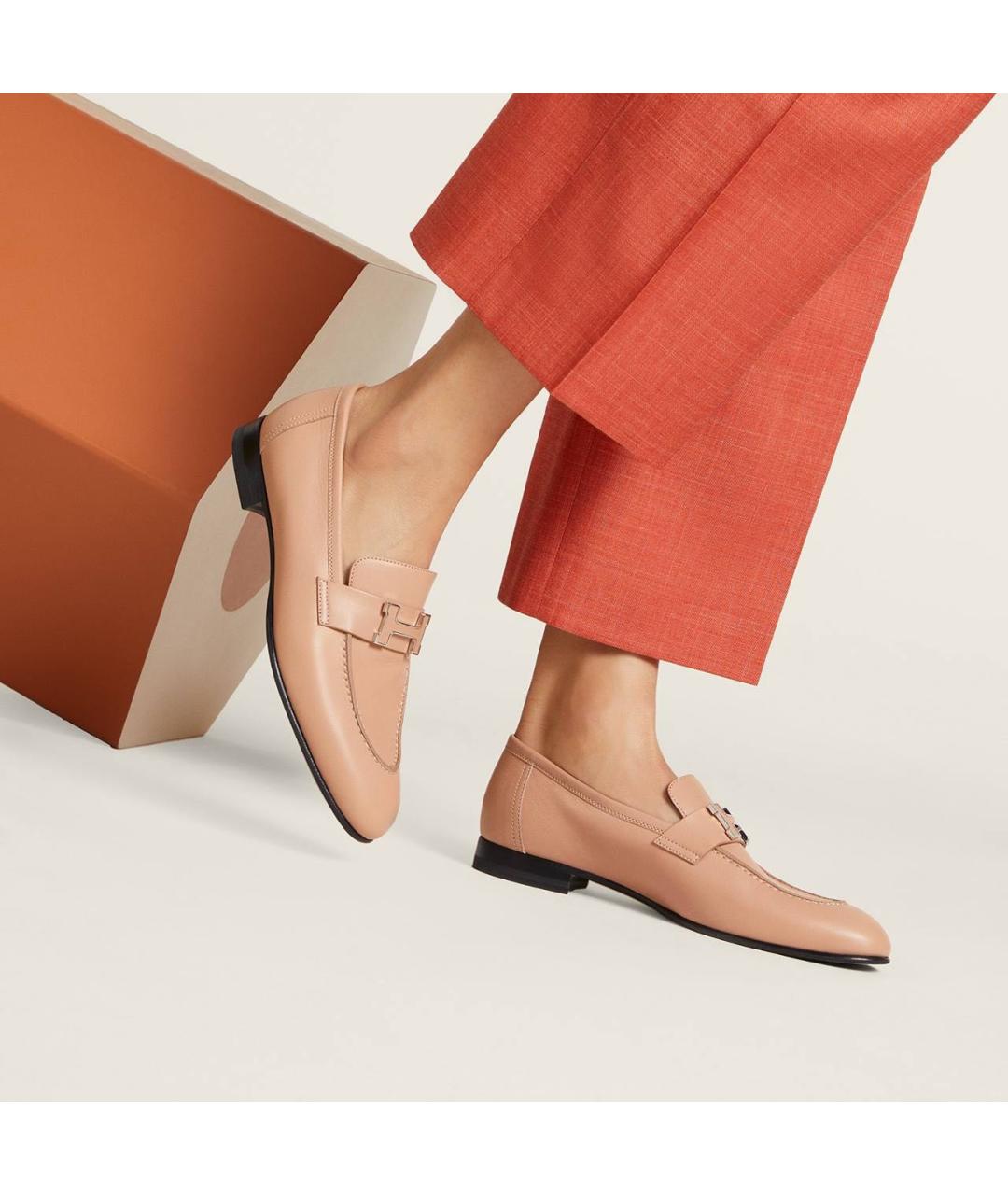 HERMES Кожаные лоферы, фото 3