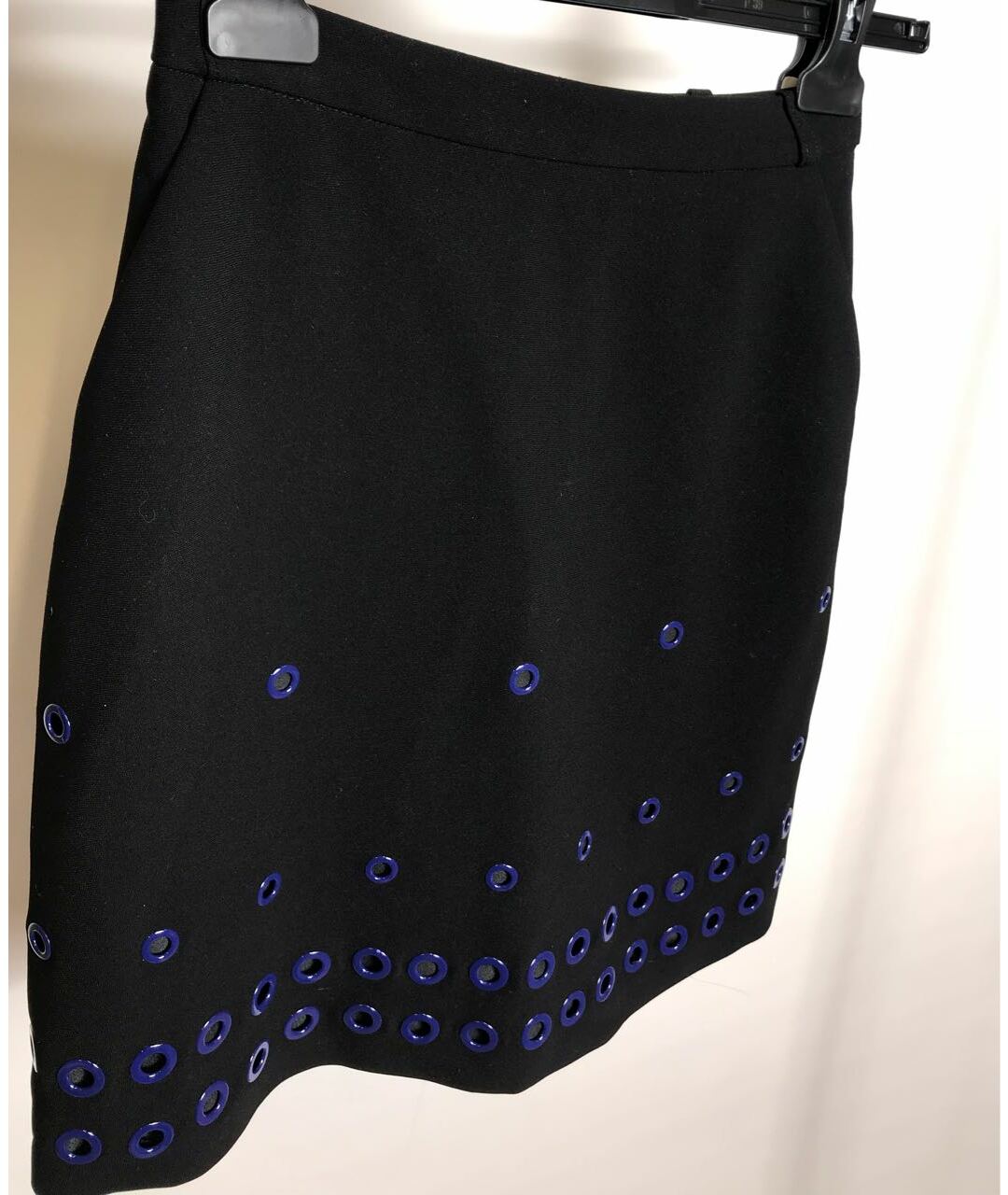 BARBARA BUI Черная полиэстеровая юбка мини, фото 2