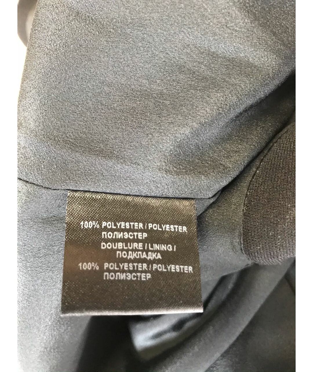 BARBARA BUI Черная полиэстеровая юбка мини, фото 6