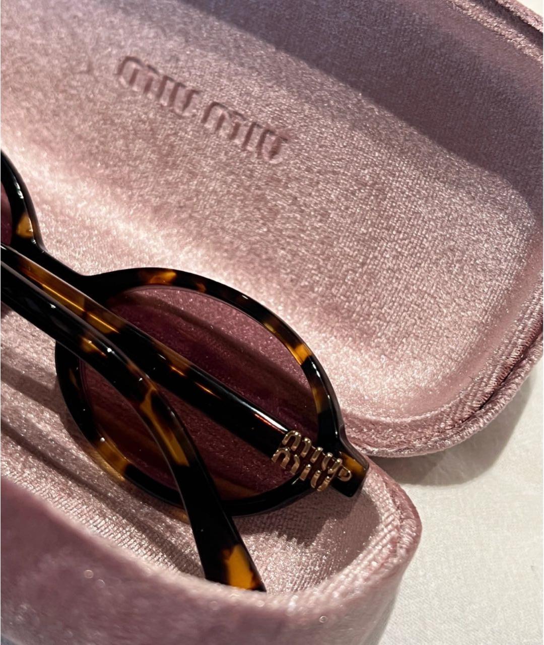 MIU MIU Мульти пластиковые солнцезащитные очки, фото 7