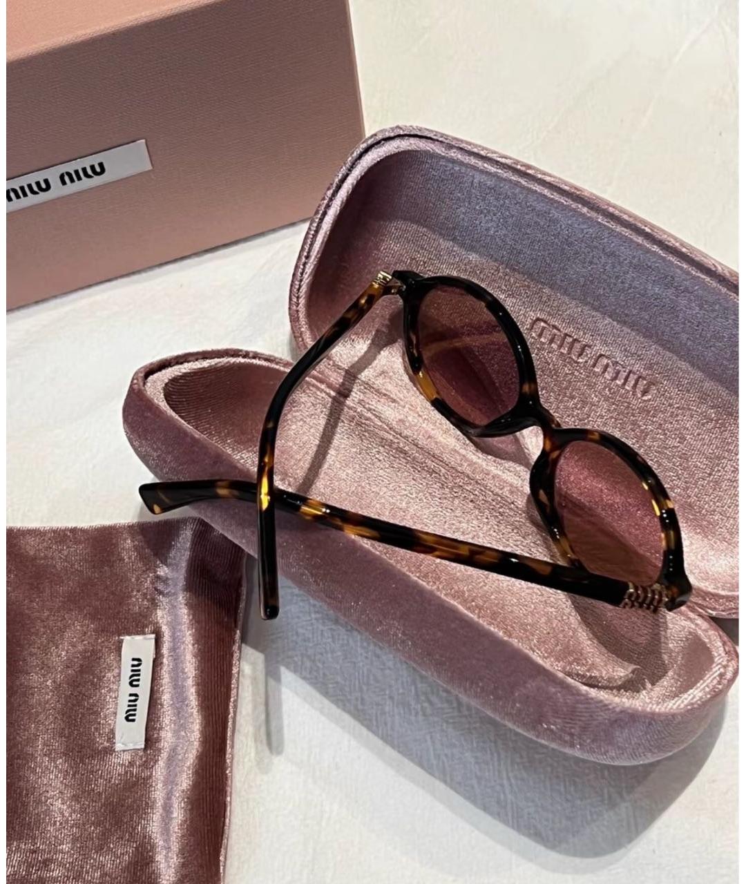 MIU MIU Мульти пластиковые солнцезащитные очки, фото 5