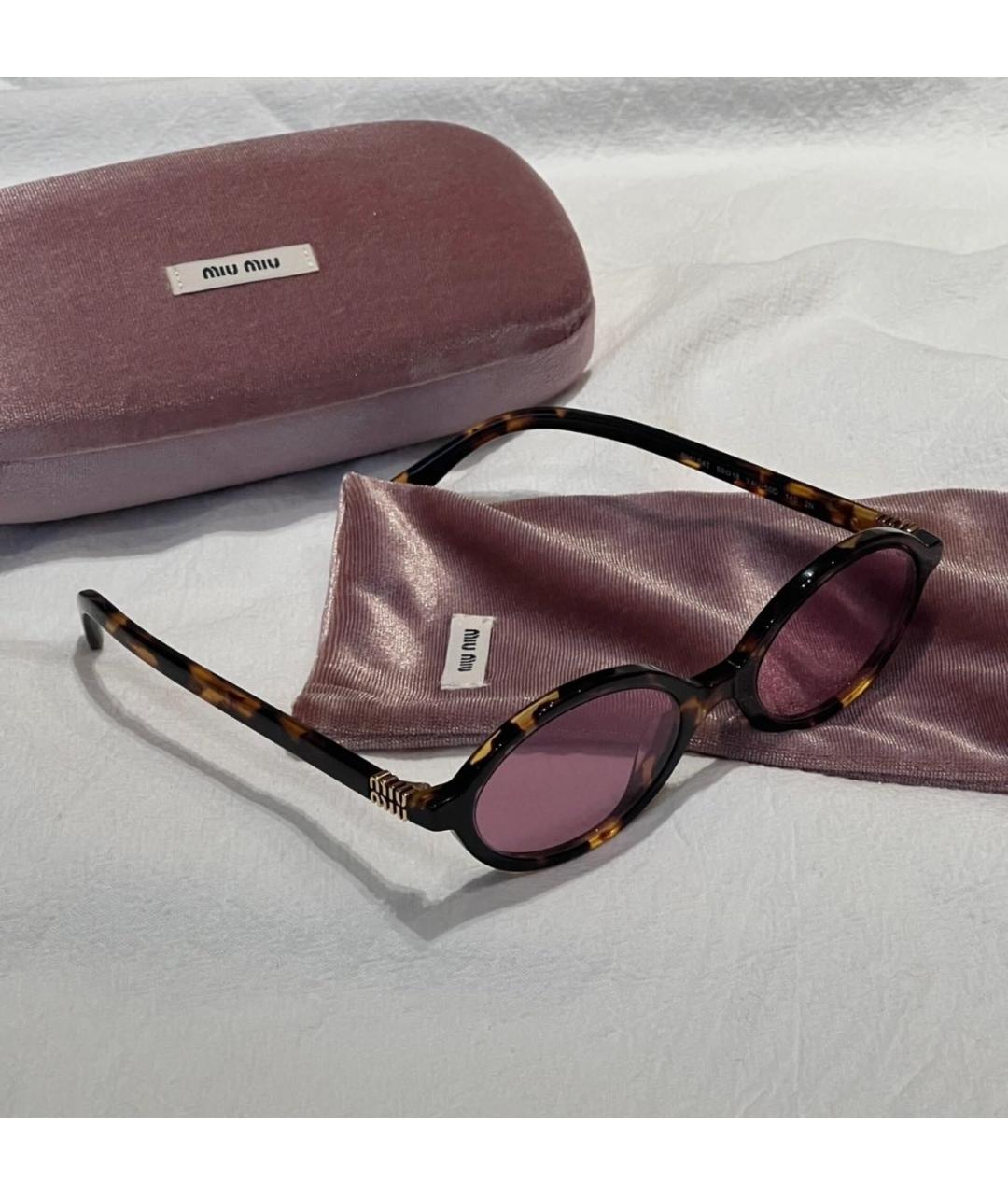 MIU MIU Мульти пластиковые солнцезащитные очки, фото 4