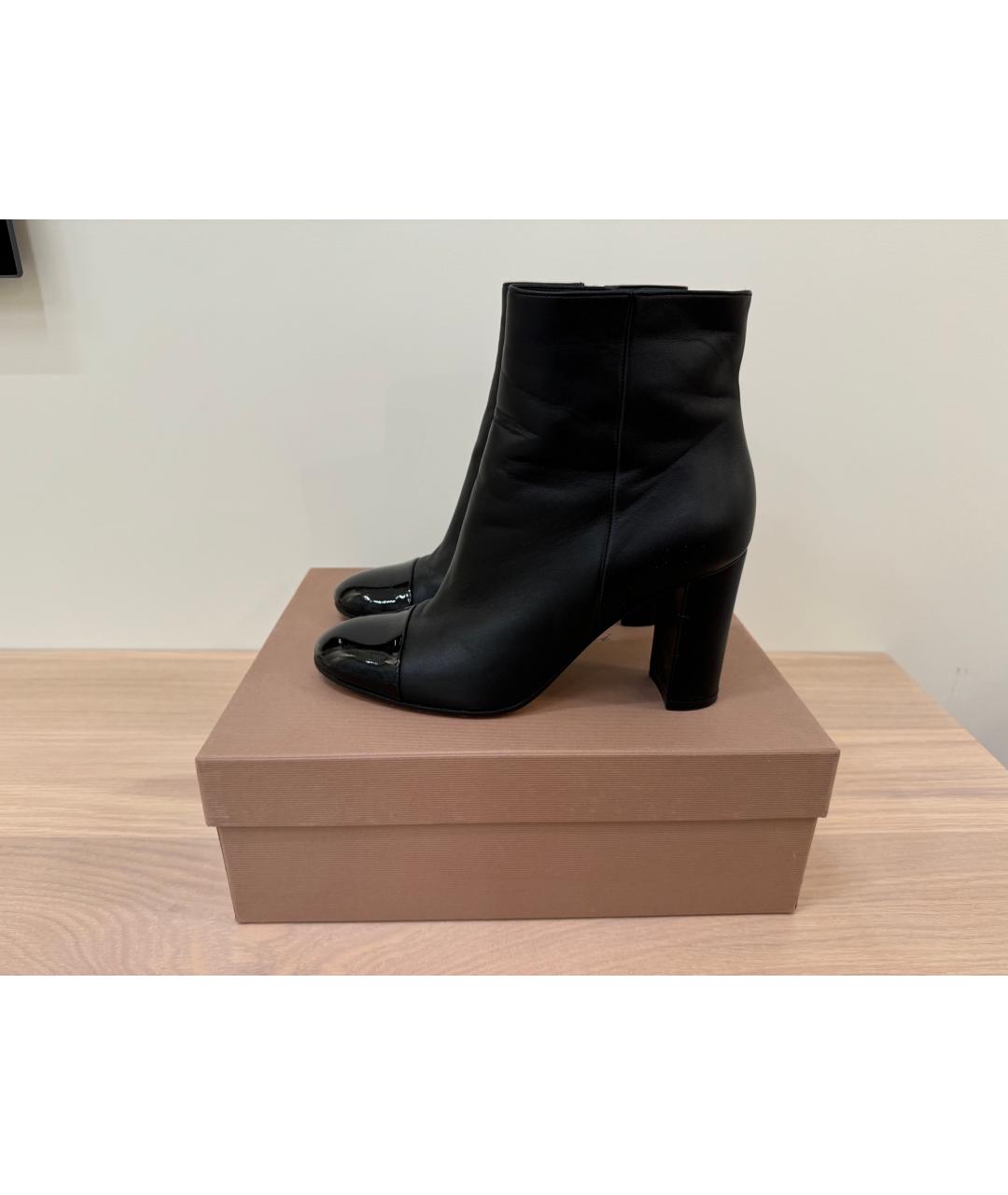 GIANVITO ROSSI Черные кожаные ботильоны, фото 9