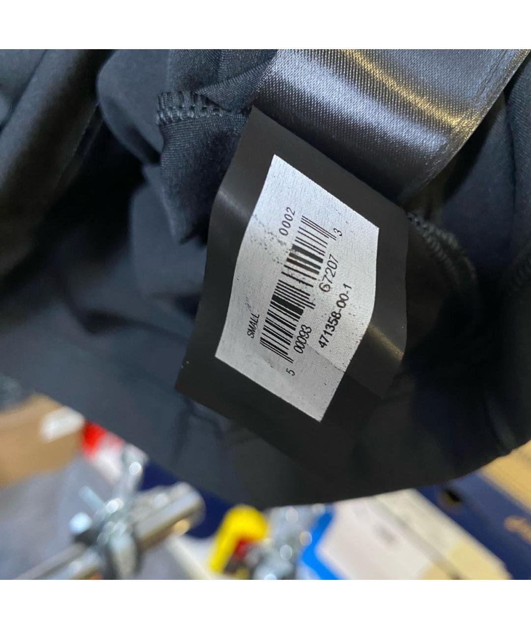 YEEZY Черная хлопко-эластановая майка, фото 8