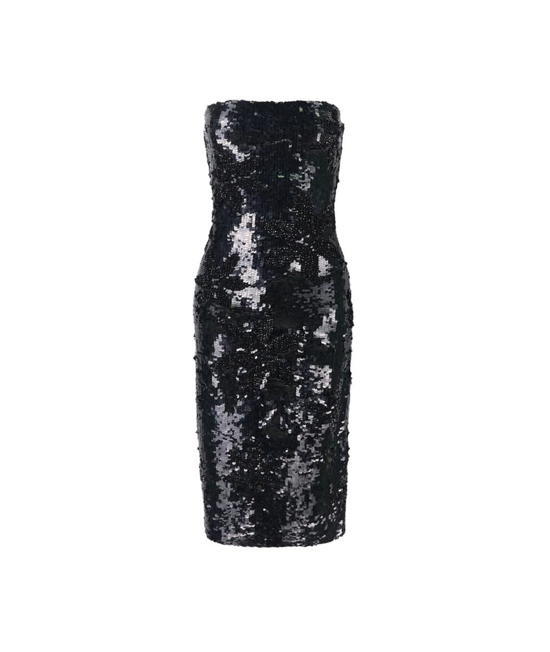 BLUMARINE Черное полиамидовое коктейльное платье, фото 1