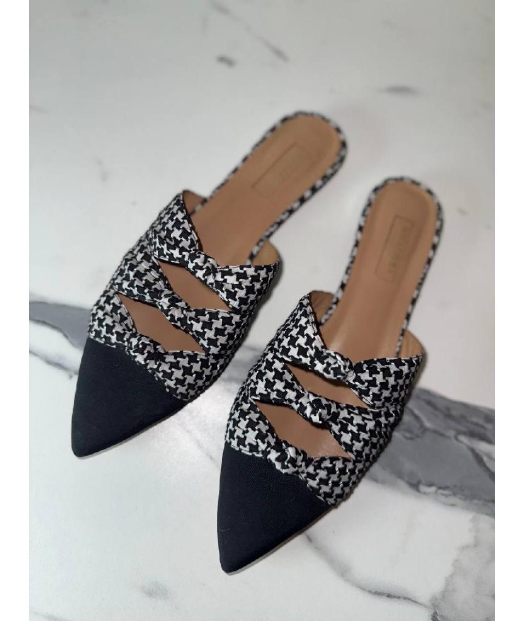 AQUAZZURA Черные мюли, фото 3