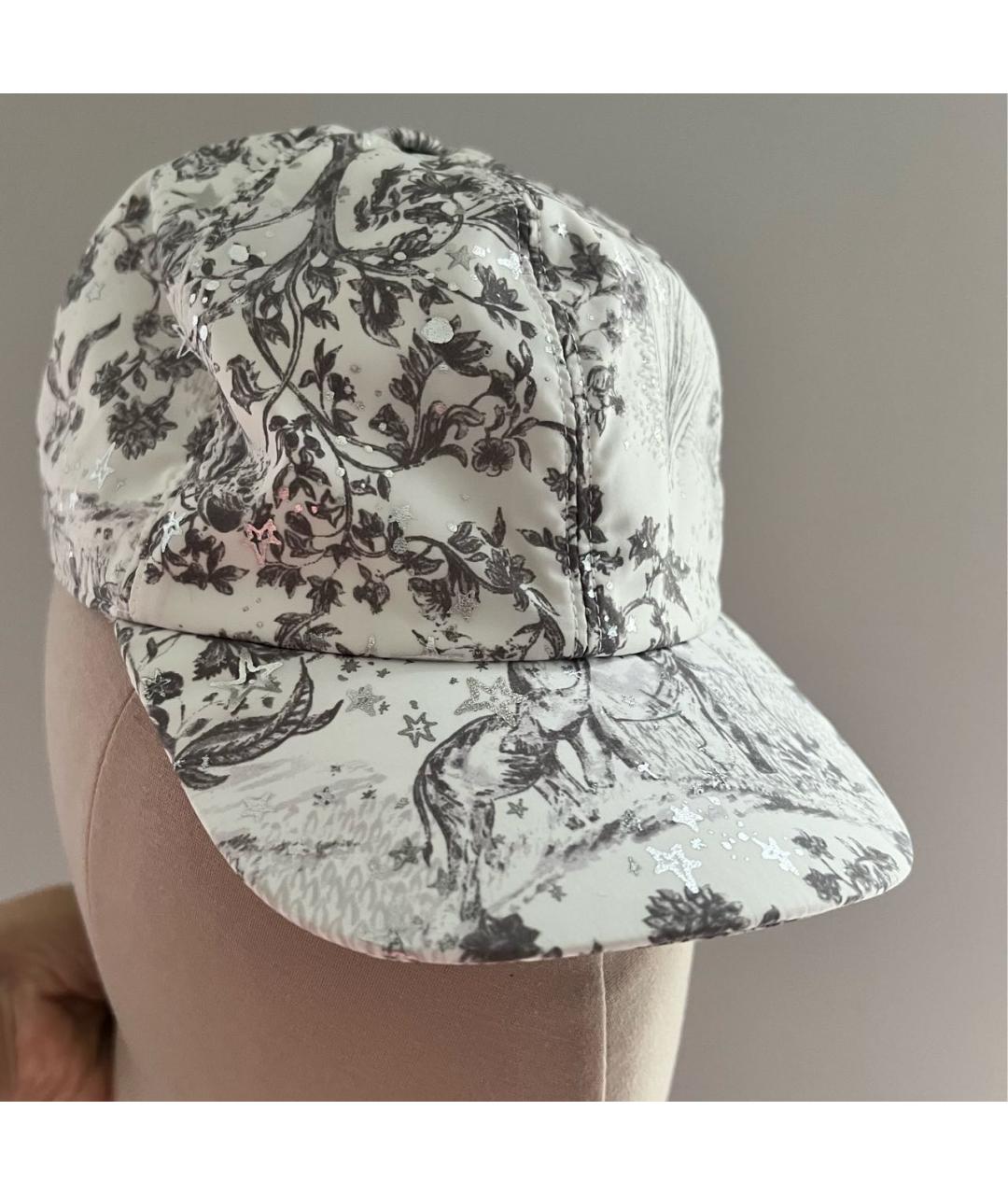 CHRISTIAN DIOR Серая хлопковая кепка, фото 3