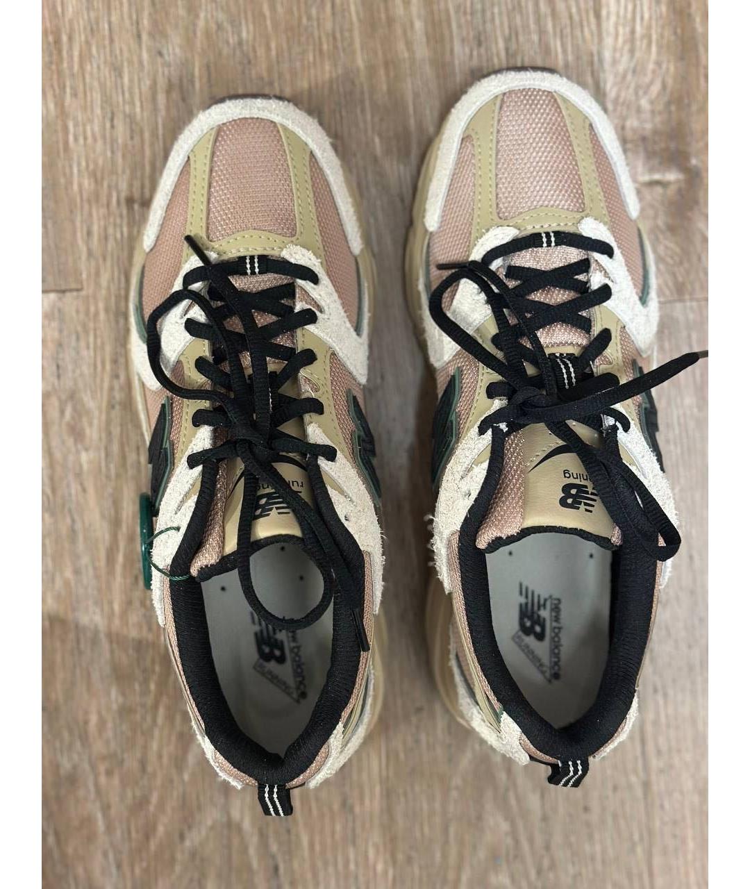 NEW BALANCE Бежевые кожаные кроссовки, фото 3