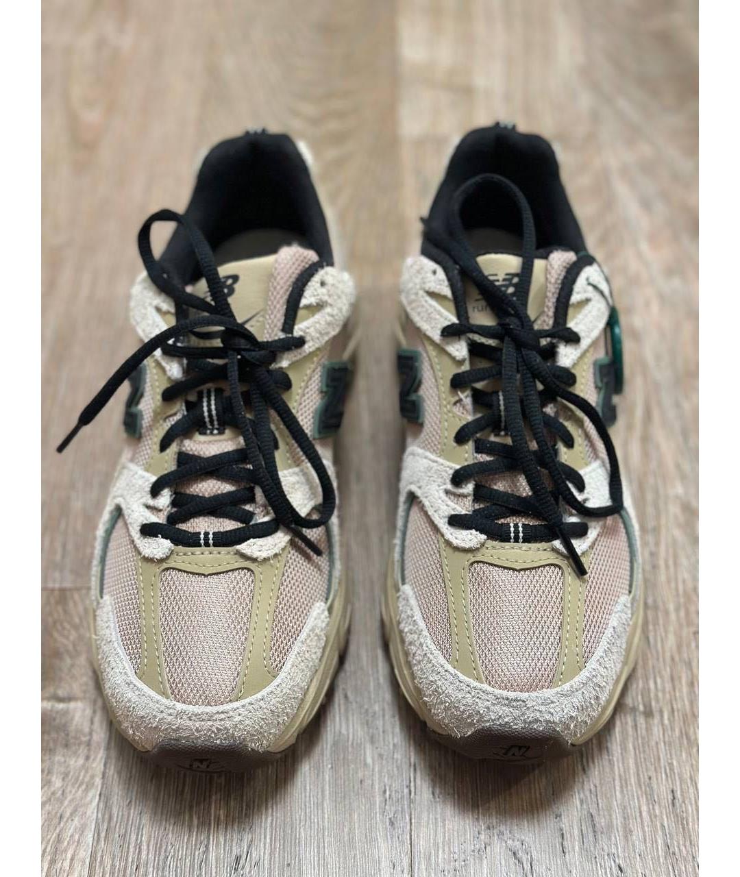 NEW BALANCE Бежевые кожаные кроссовки, фото 2