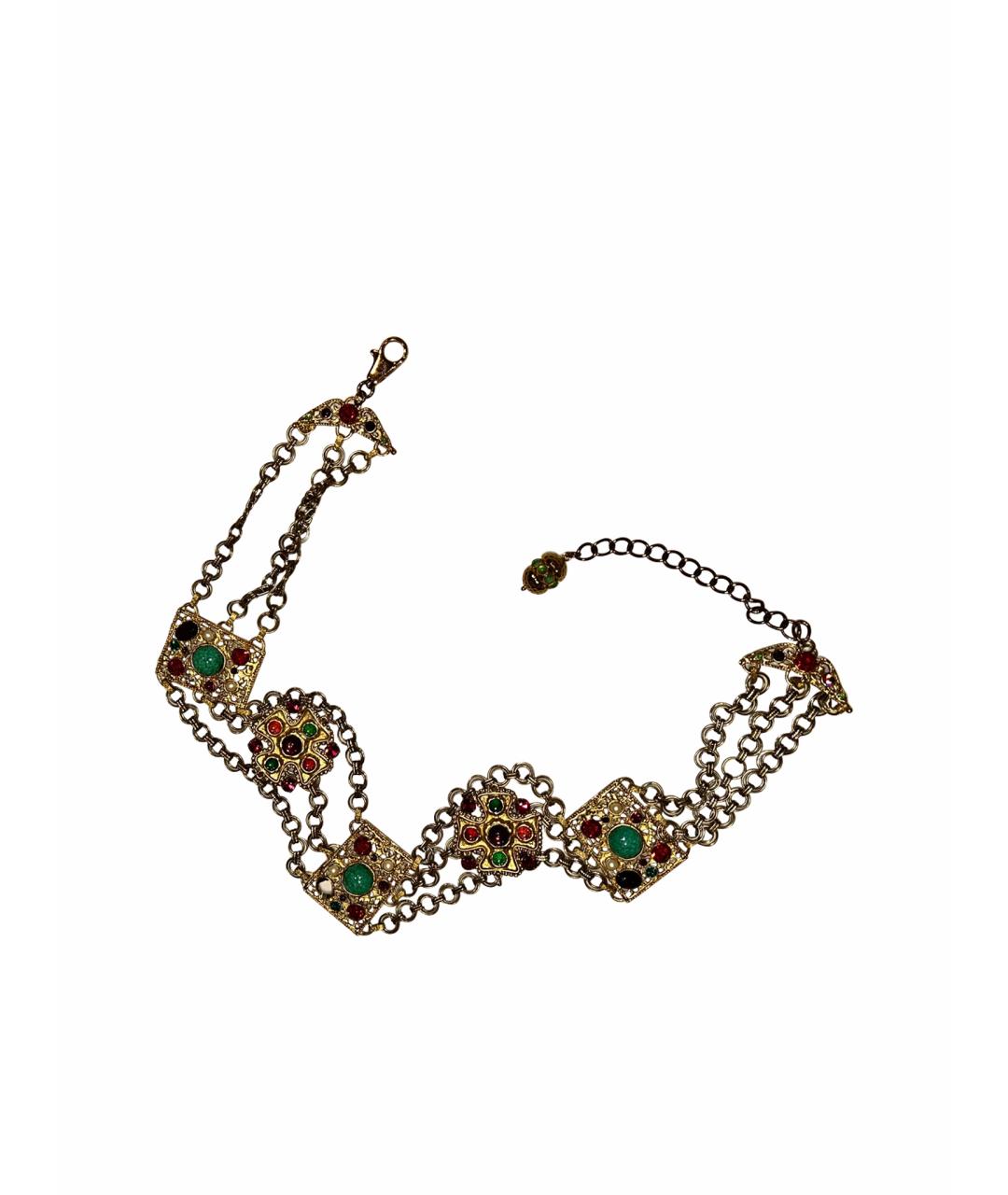 DOLCE&GABBANA Золотой ремень, фото 1