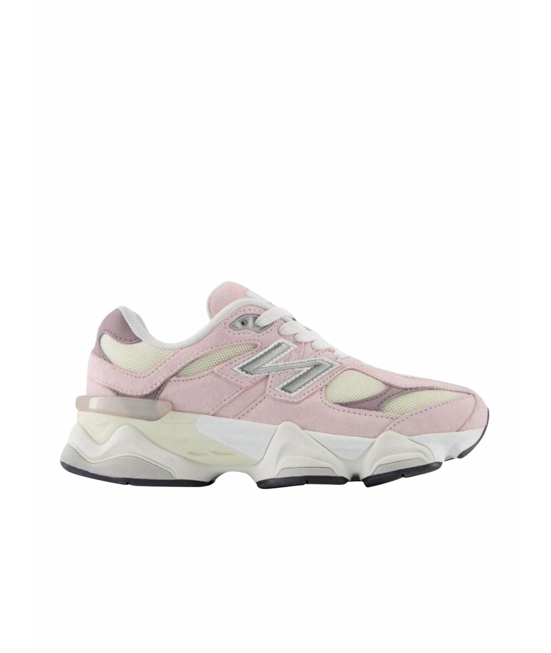 NEW BALANCE Розовые замшевые кроссовки, фото 1