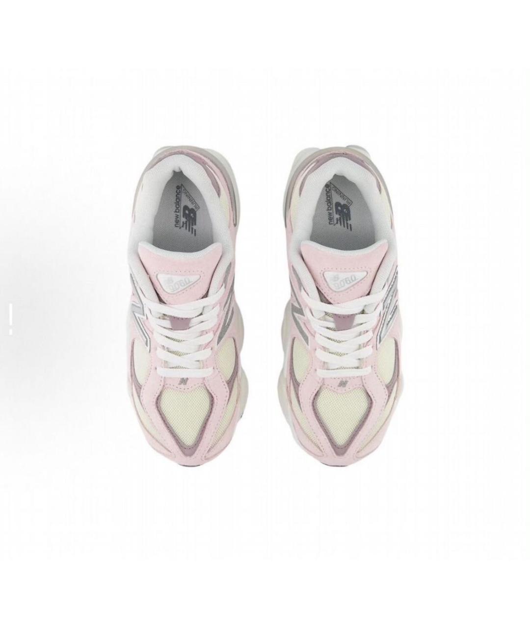 NEW BALANCE Розовые замшевые кроссовки, фото 3