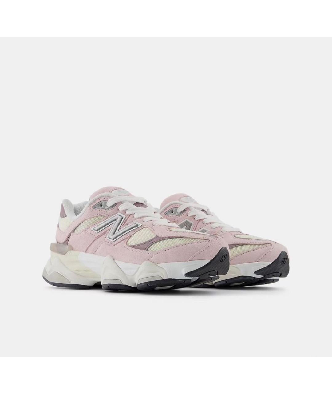 NEW BALANCE Розовые замшевые кроссовки, фото 2