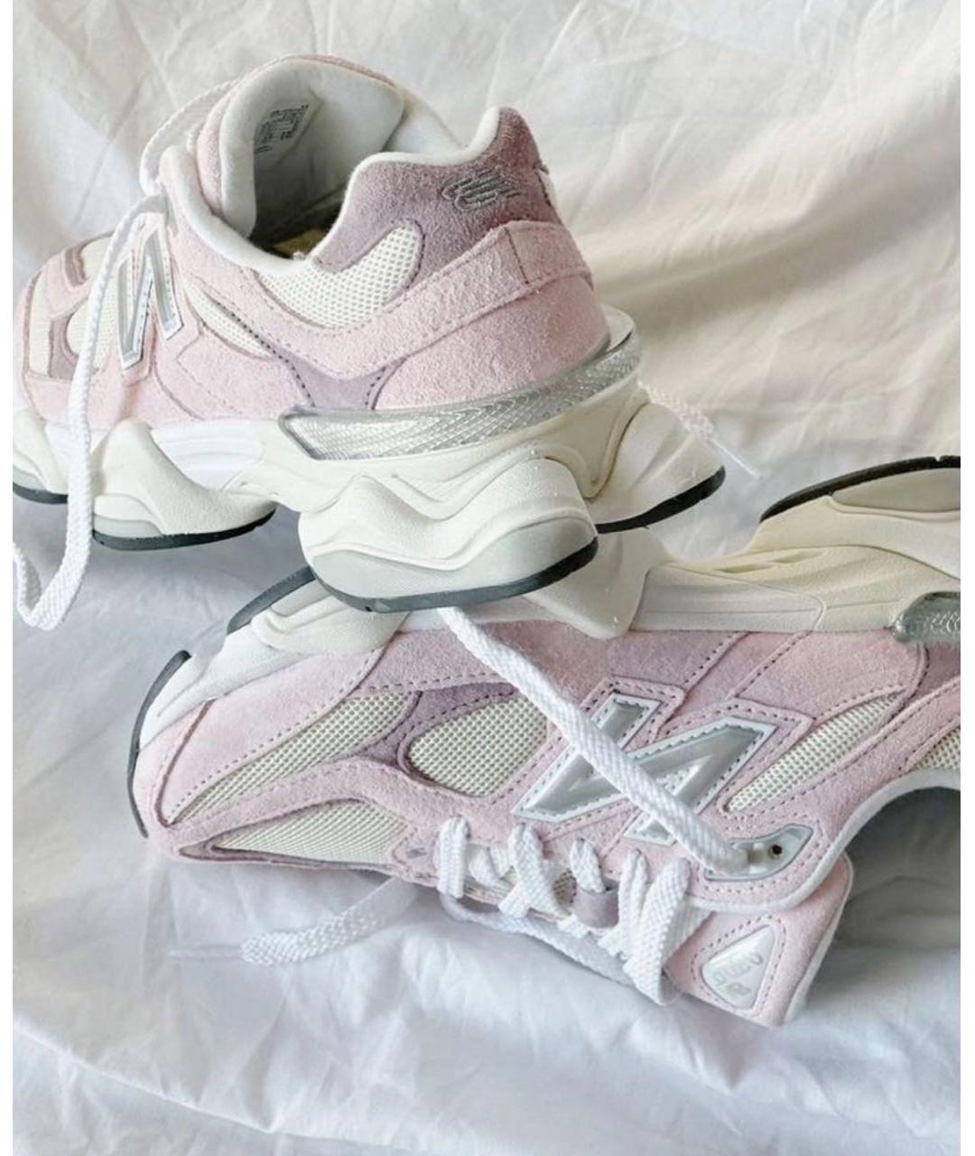 NEW BALANCE Розовые замшевые кроссовки, фото 6