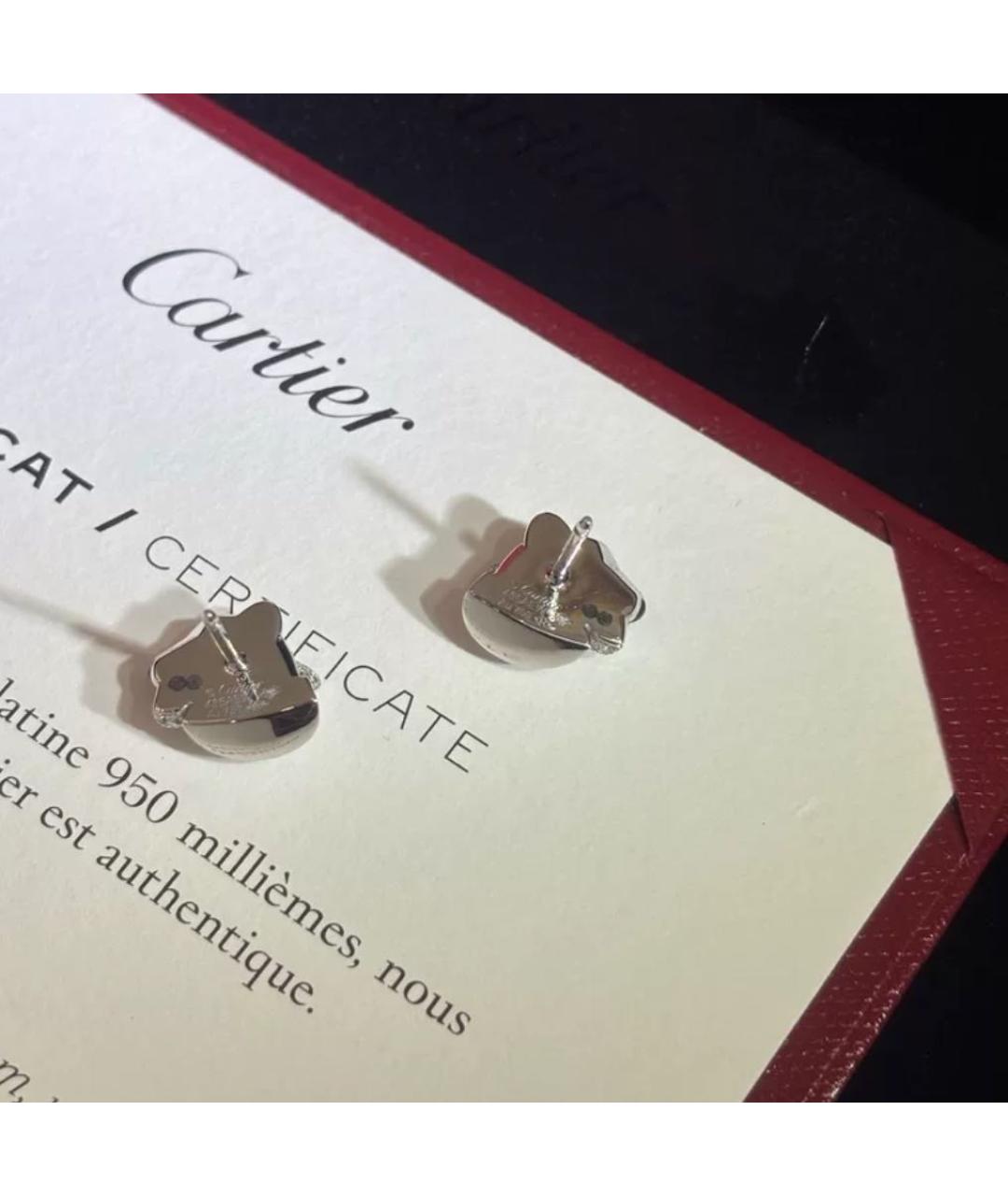 CARTIER Серьги из белого золота, фото 4