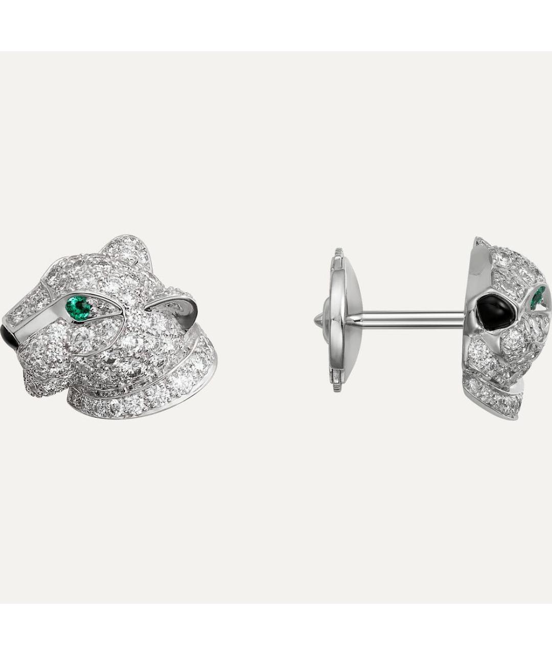 CARTIER Серьги из белого золота, фото 6