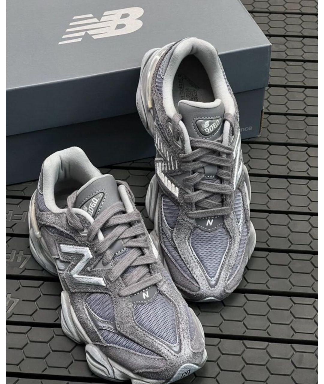 NEW BALANCE Антрацитовые замшевые кроссовки, фото 8