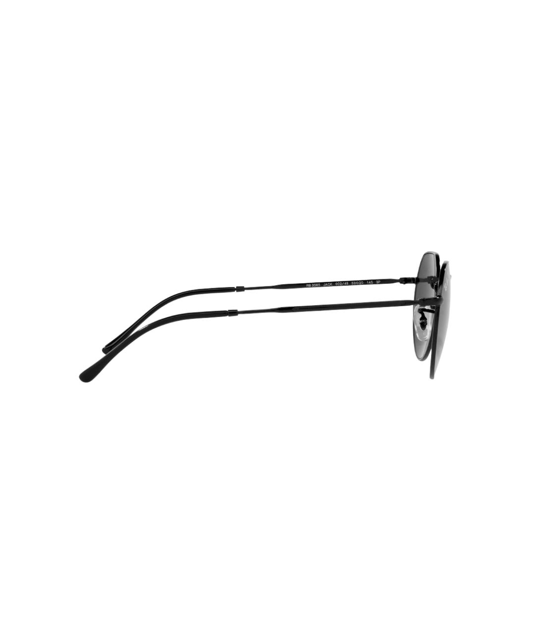 RAY BAN Черные металлические солнцезащитные очки, фото 3