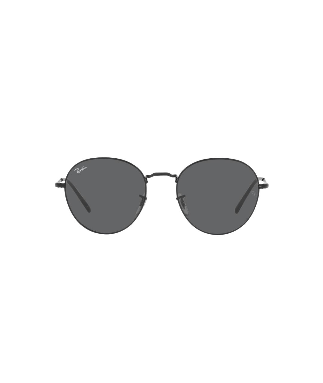 RAY BAN Черные металлические солнцезащитные очки, фото 2