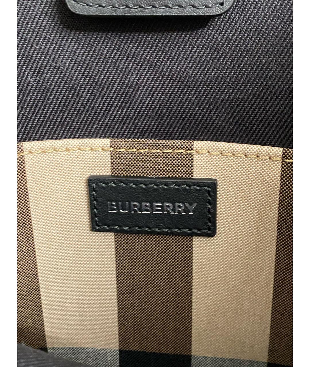 BURBERRY Коричневая сумка тоут, фото 5