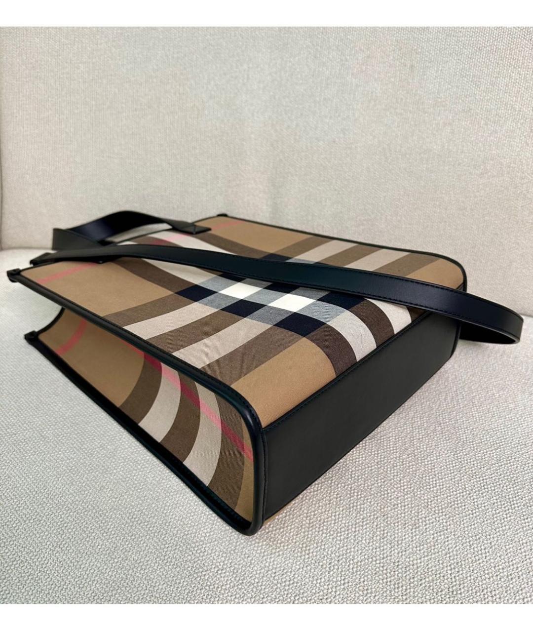 BURBERRY Коричневая сумка тоут, фото 3