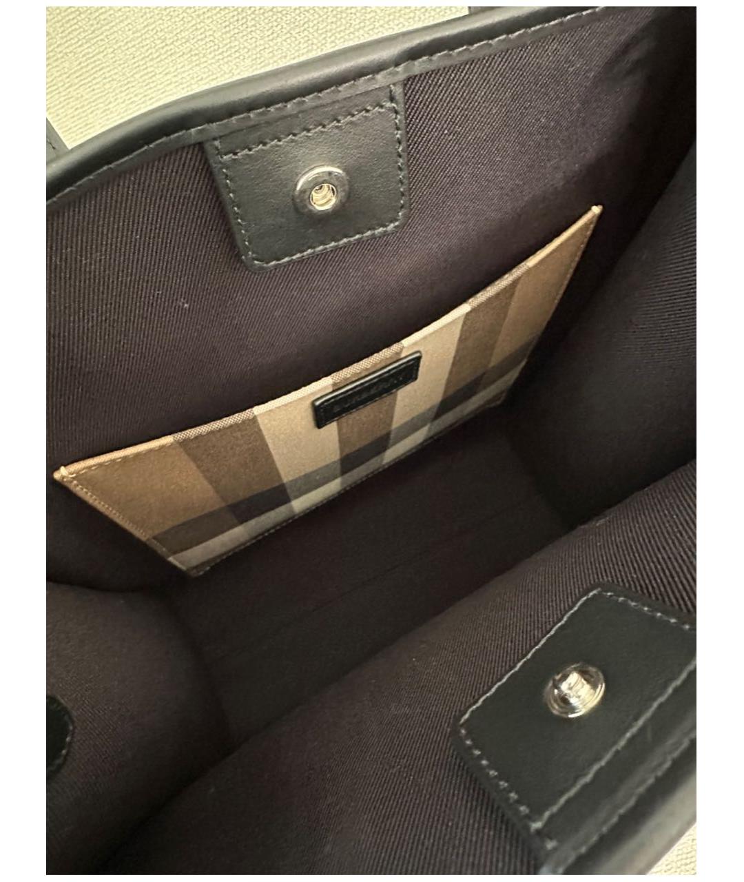 BURBERRY Коричневая сумка тоут, фото 4