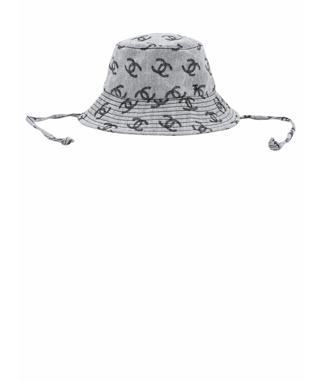 CHANEL Серая хлопковая панама, фото 1