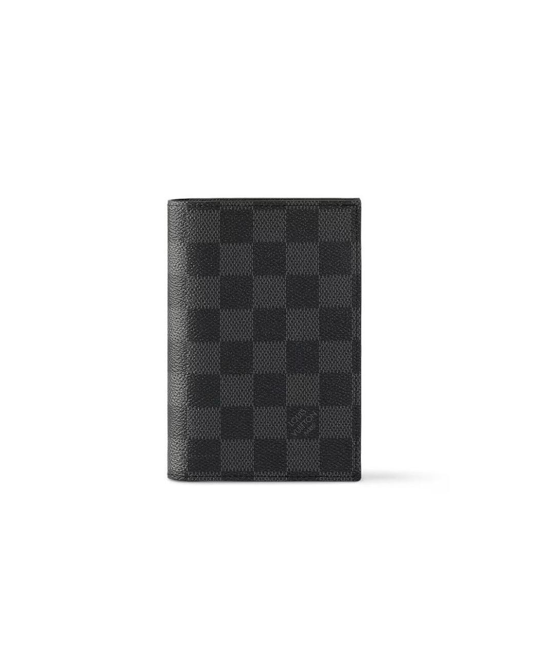 LOUIS VUITTON Серый кожаный кошелек, фото 1