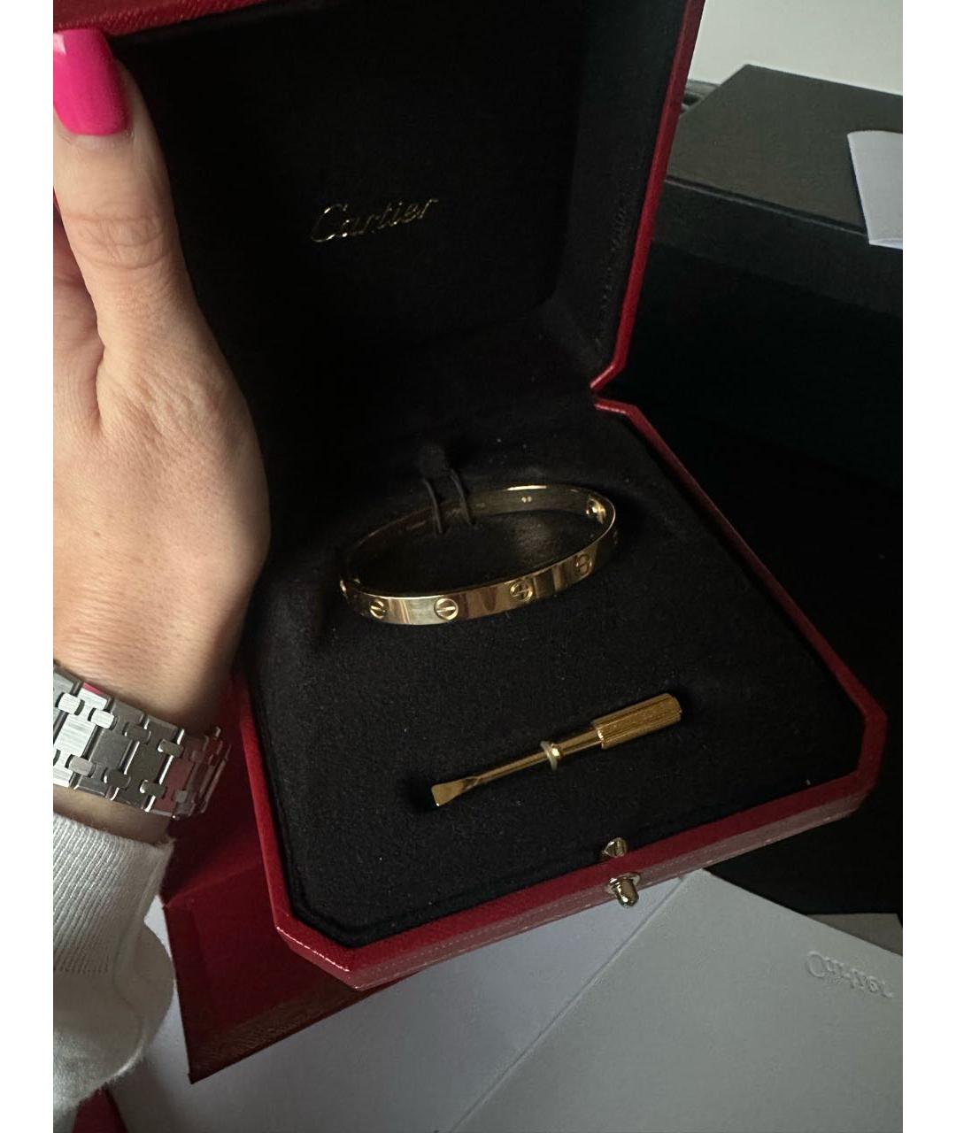 CARTIER Золотой браслет из желтого золота, фото 4