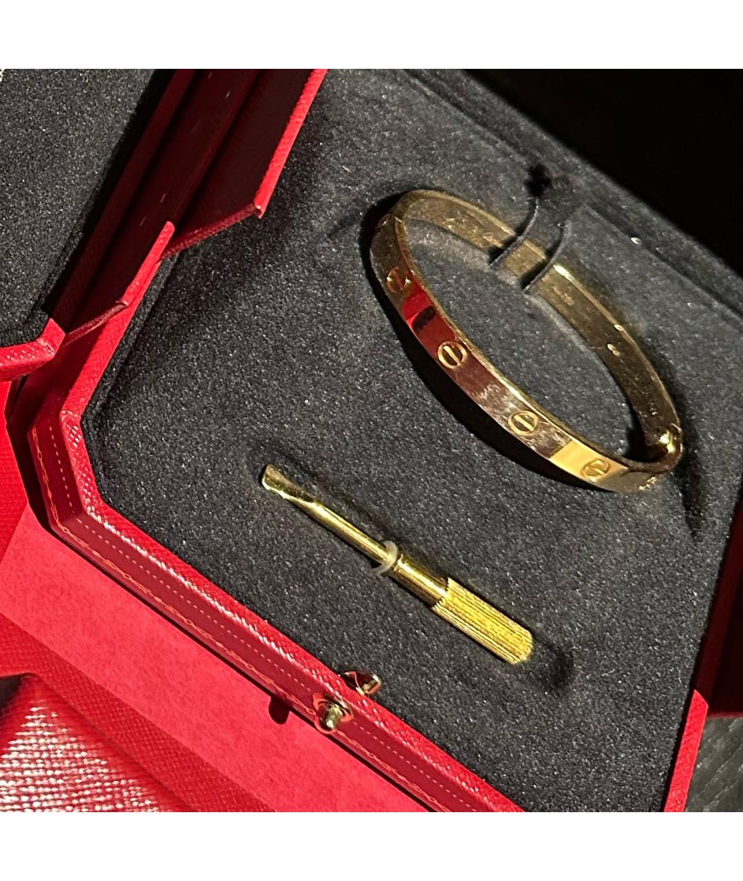 CARTIER Золотой браслет из желтого золота, фото 2