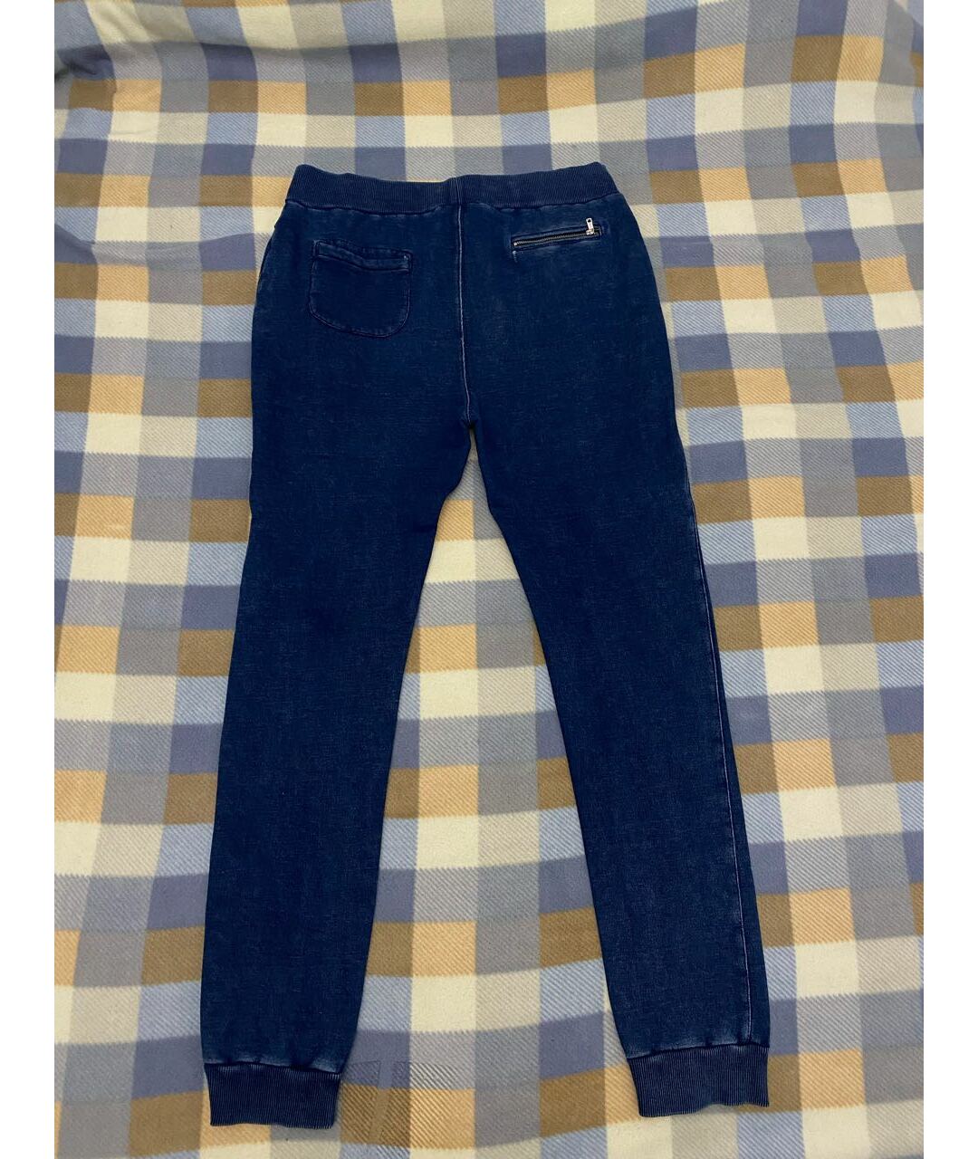 KARL LAGERFELD Темно-синие хлопковые повседневные брюки, фото 2