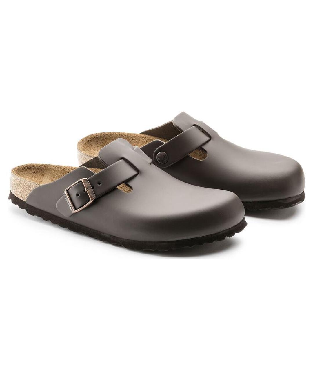 BIRKENSTOCK Коричневые сабо, фото 4