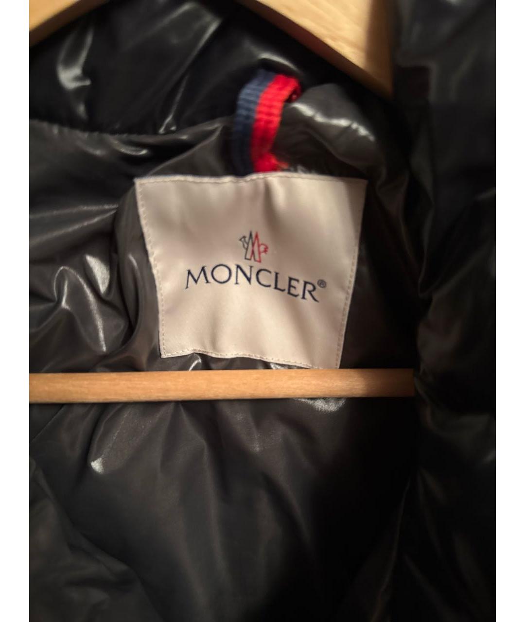 MONCLER Черный жилет, фото 3
