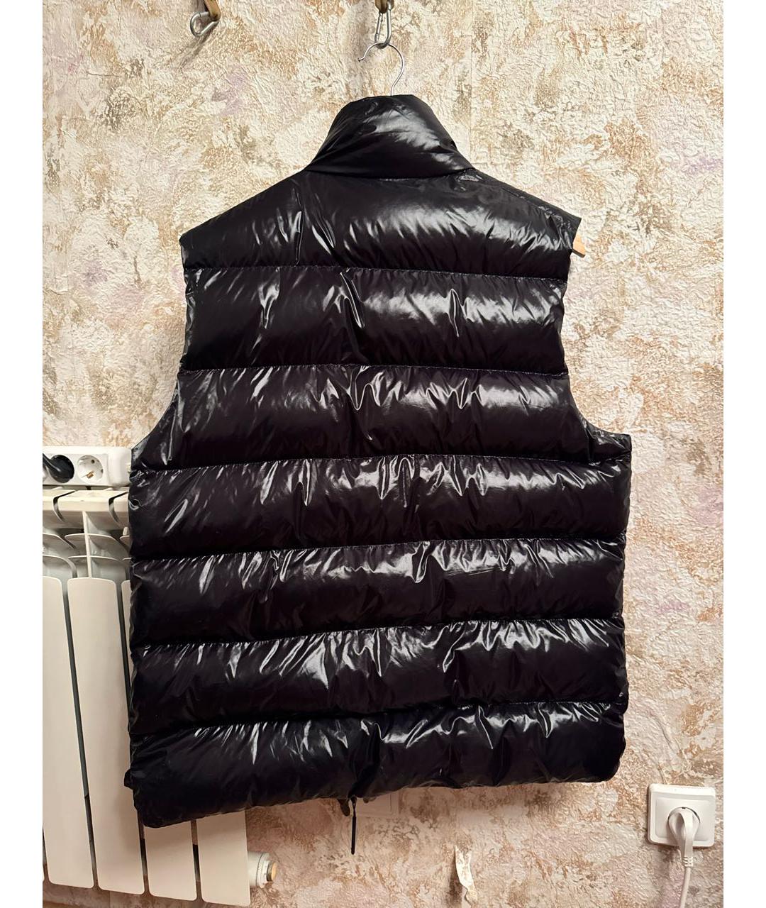 MONCLER Черный жилет, фото 2