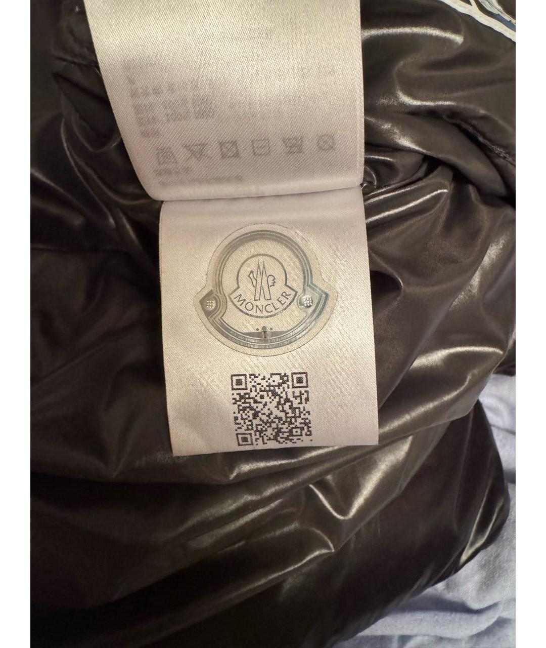 MONCLER Черный жилет, фото 7