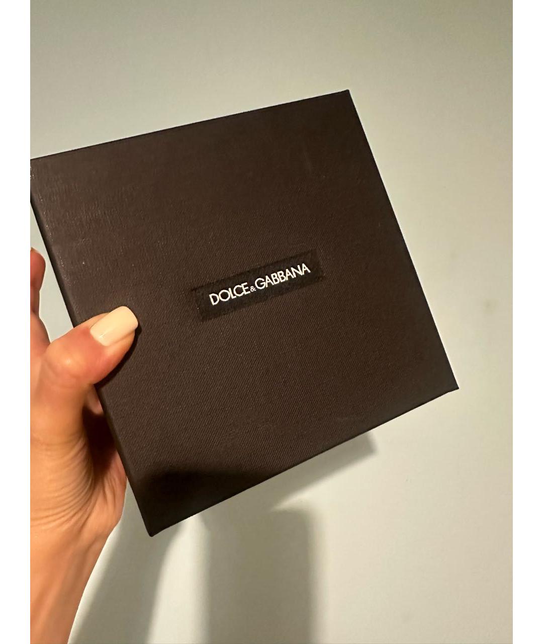 DOLCE&GABBANA Черный кожаный ремень, фото 4